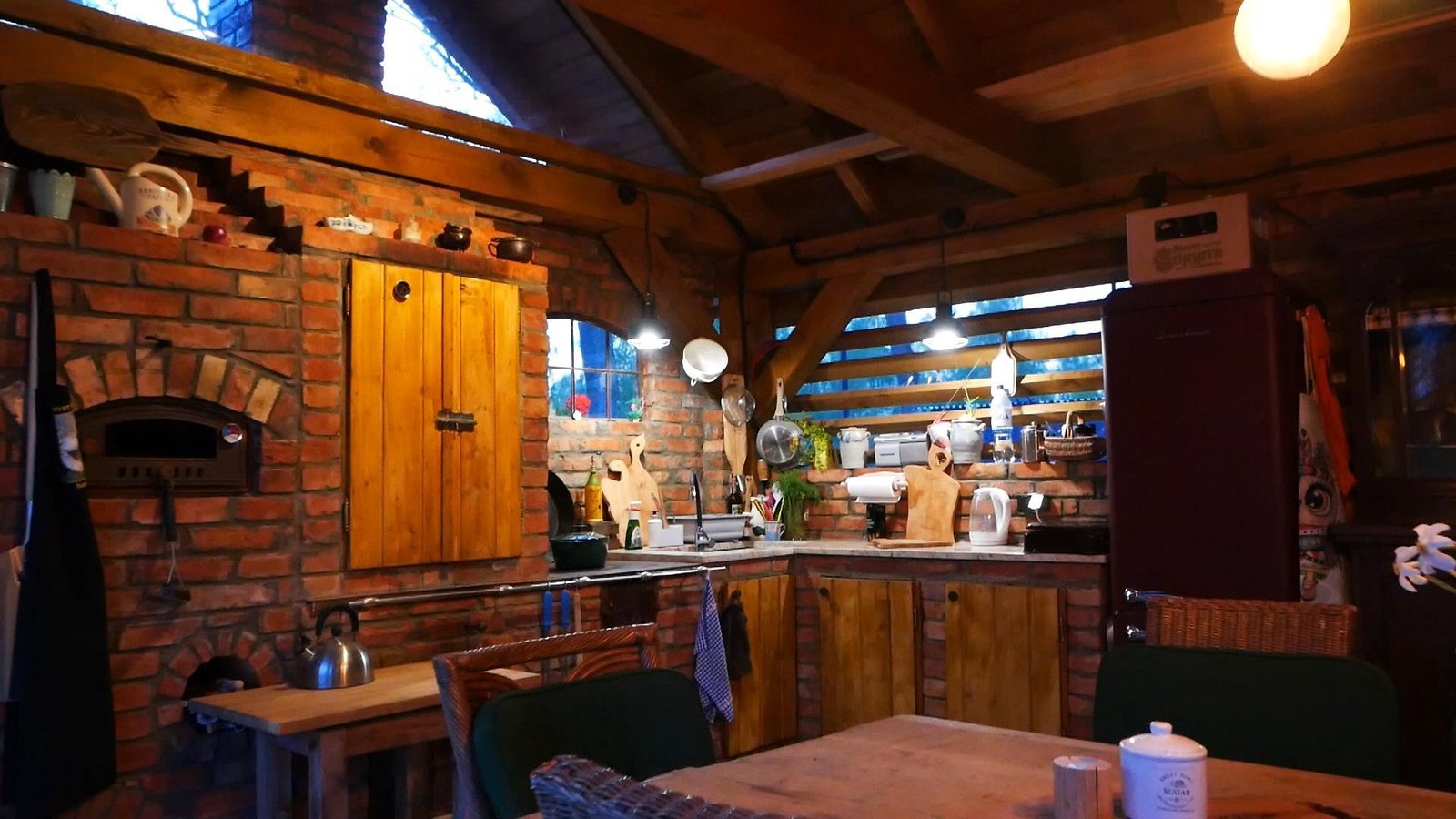 Piec w letniej kuchni